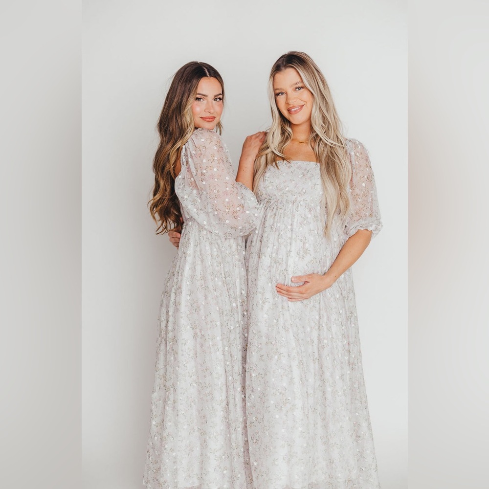Bump friendly Maxi dress